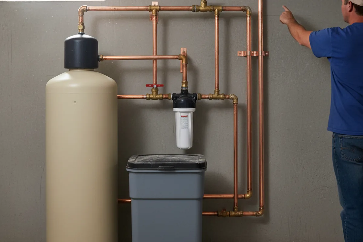Whole-house water treatment system installed in Clyde
